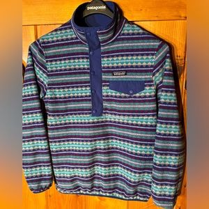 Patagonia Women’s Reversible Glissade Snap-T Pullover Small
